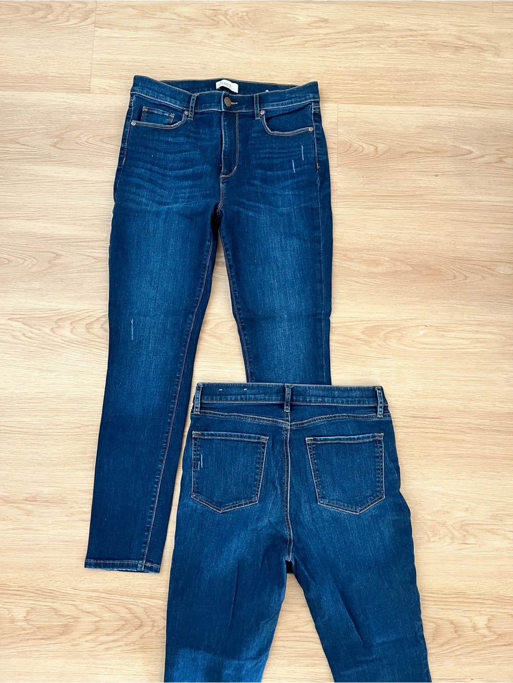 LOFT Dark Wash Skinny Jeans